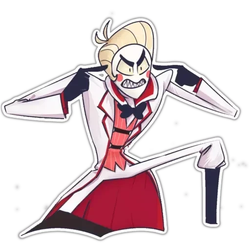 hotel khazbin, hotel hazbin lucifer, lucifer magne hotel hazbin, samael magne hotel hazbin, lucifer hotel khazbin pertumbuhan penuh