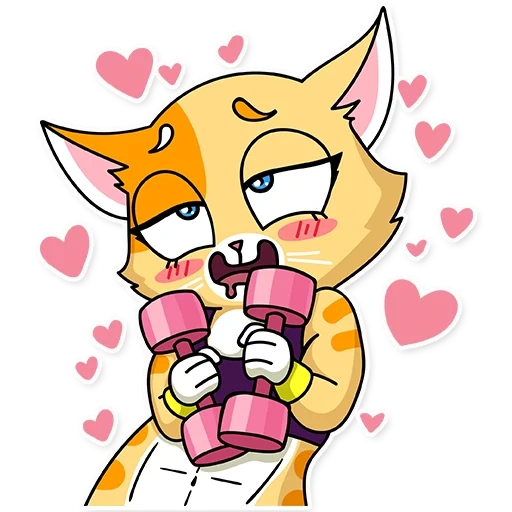 cat, fox, gatito, aggretsuko inui, patrón de gato lindo