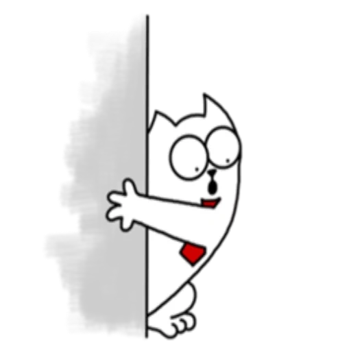 cat, simon's cat, simon gate cat, simon's cat sketch, cats in the chest of drawers 9.1 aquilen