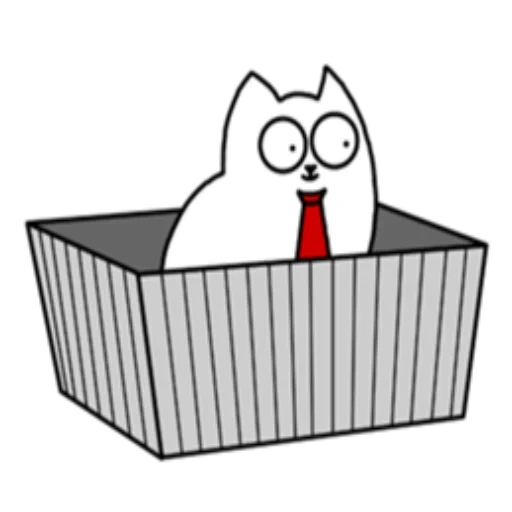 cat, kucing, kucing simon, simon box cat, simon cat box