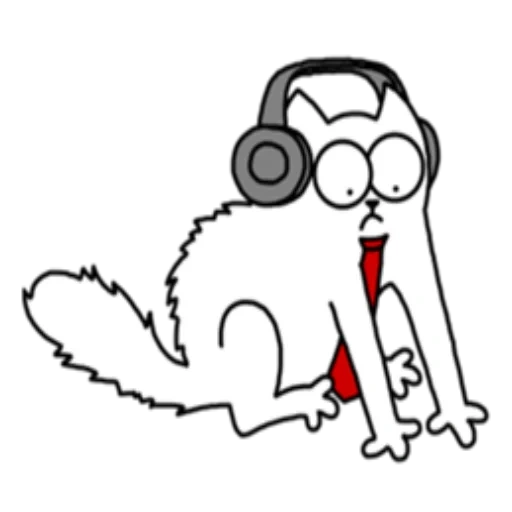 simon's cat, simon the graffiti cat, simon cat sticker, simon cat headphones, cat simon electric