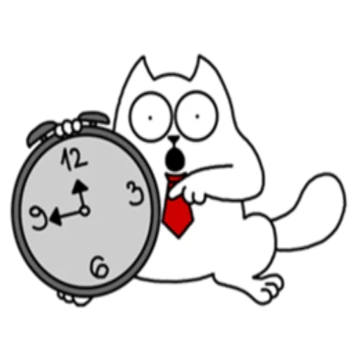 il gatto di simon, cat simon hours, stick cat simon, serie animata per gatti di simon, cartone animato sul gatto simon