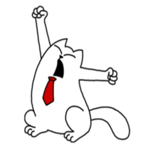 kucing, kucing, kucing simon, simon cat berbaring, simon happy cat