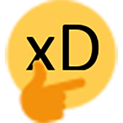 xd стикер, иконка xd, неизвестная, надпись xd, xd