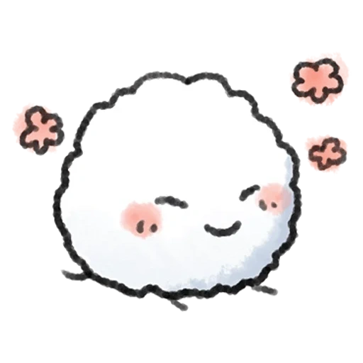 clipart, cuvola carina, nyashny sheep, creature adorabili, animali carini