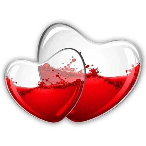 heart, two hearts, sevgiliye hediye, heart-shaped transparency, heart-shaped glass