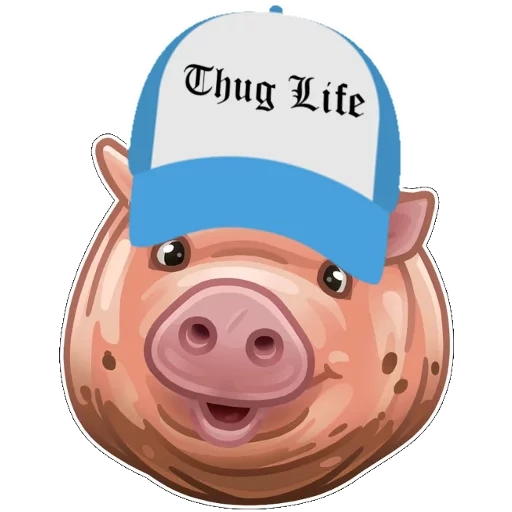 canal, cerdo, cerdo de emoji, cerdo cerdo