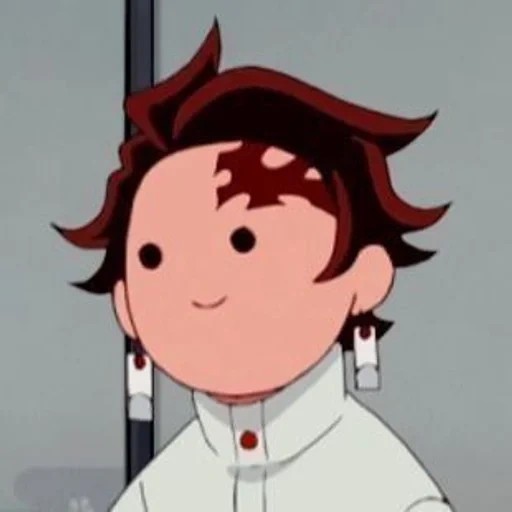tanjiro, animado por ji, animação engraçada, papel de animação, personagem de anime