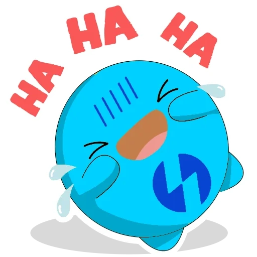 joke, smiley kitty, blue smiley yawns, blue smiley thinks