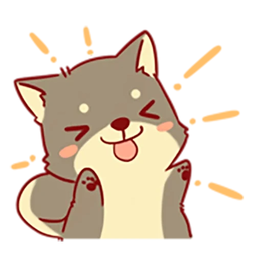 kucing kerutan, shiba inu