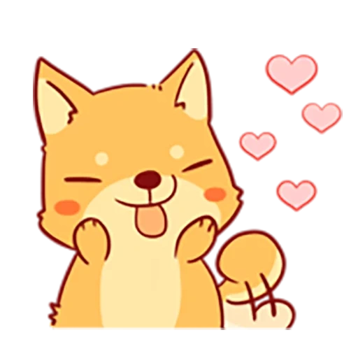 coase, shiba inu, lindo sello, cheshire chibi