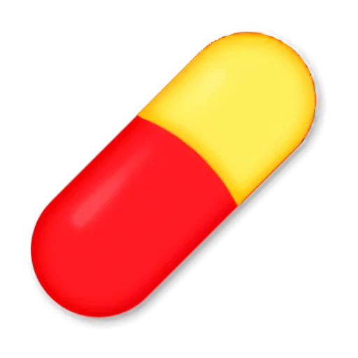 пилюля, фон таблетки, эмоджи пилюля, таблетки клипарт, таблетки желто красные капсулы