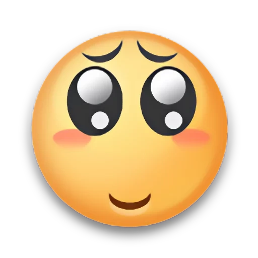 emoji, emoji, querido smiley, ternura de emoji, smiley con ojos negros