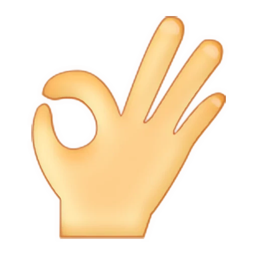 mano, va bene il segno, emoji spock, mani di emoji, mano sorridente