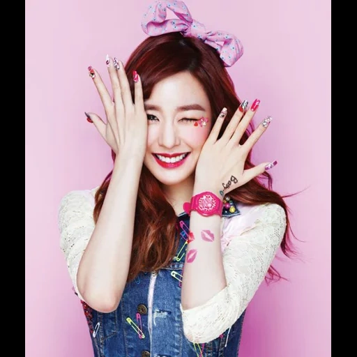 choi su-yeon, die kristalle, girls generation, snsd tiffany graphics, koreanische stil kosmetik