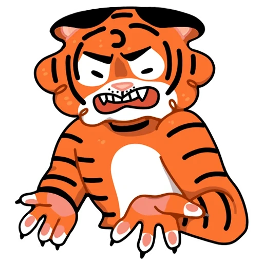 harimau, tiger wa sapu, tiger stiker, tiger tiger, emosi antiklimaks