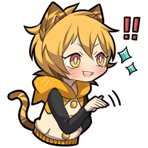 kein tiger, aschenkätzchen, kätzchenlinie, chibi kätzchen