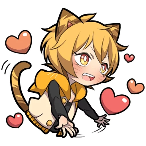 tiger, chibi, kein tiger, aschenkätzchen, chibi kätzchen