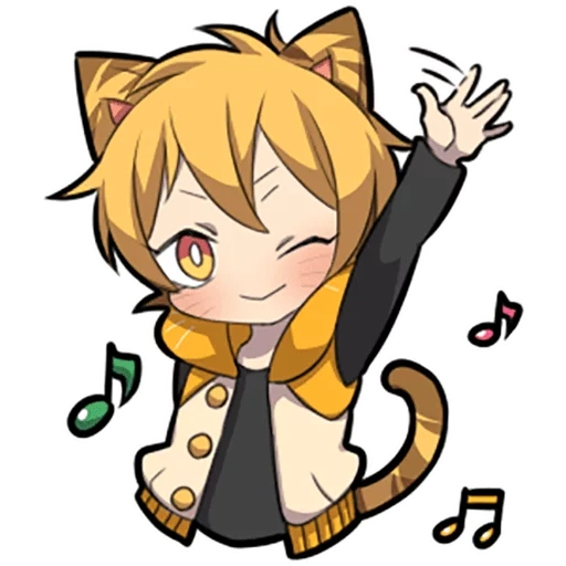 gatti chibi, linea del gattino