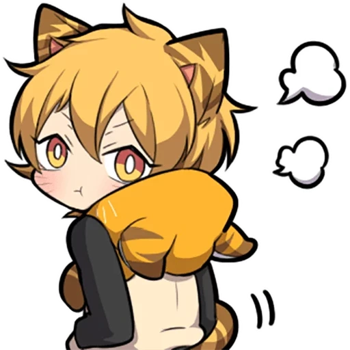 niko tiger, ash kitten, personajes de chibi, orange kitten sazi