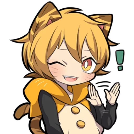 some, anime, chibi some, anime some, orange kitten sazi