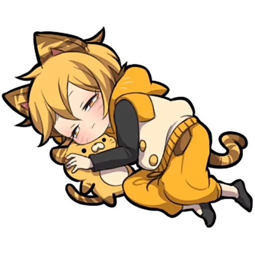 anime, character, chibi some, chibi cats