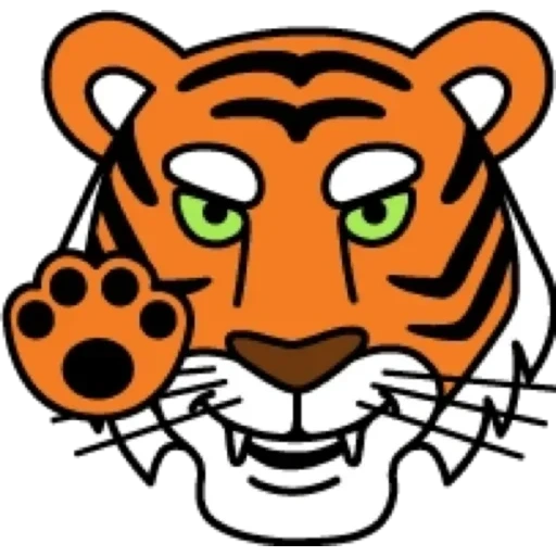 tigre, rosto tigre, tigre de avatar, máscara de tigre, máscara de tigre infantil