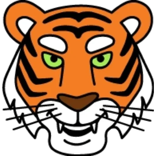 tigre, tigre, le visage du tigre, tiger avatar
