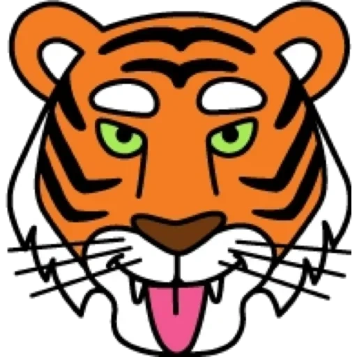 tigre, tigre, cara de tigre, tigre de avatar