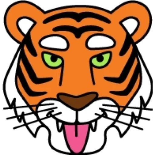 tigre, tigre, le visage du tigre, tiger avatar