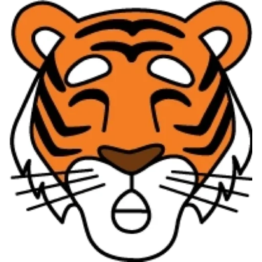 harimau, harimau, topeng tiger, avatar tiger, topeng tiger