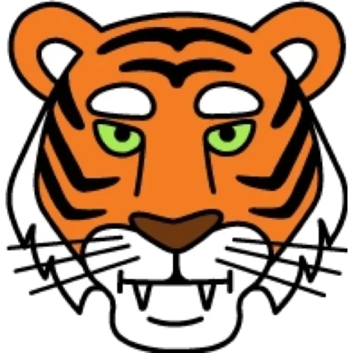 tigre, tigre de avatar, enmascarar tigre, cabeza de tigre, creación de tigre
