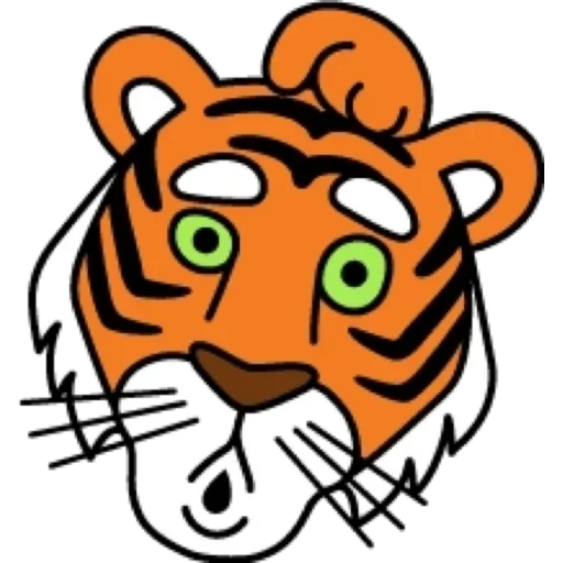 tigre, tiger, tigre de avatar, máscara de tigre