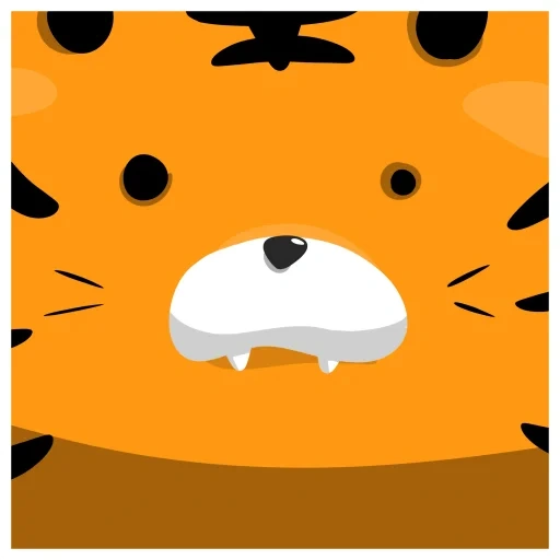 pack, emoticône de tigre