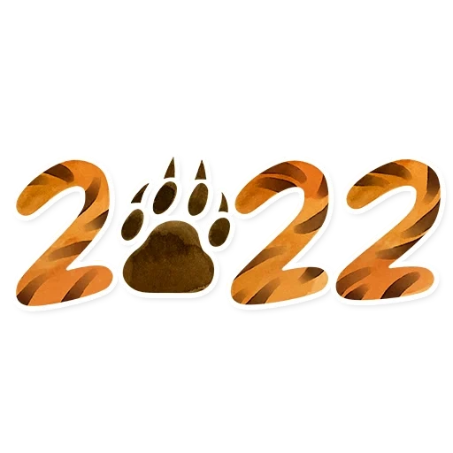 texto, ano do tiger, tiger 2022, símbolo de ano novo tigre