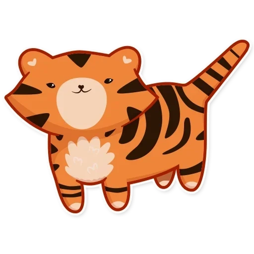 tiger, le tigre est mignon, tigre triste, tiger tiger, petit vecteur tigre