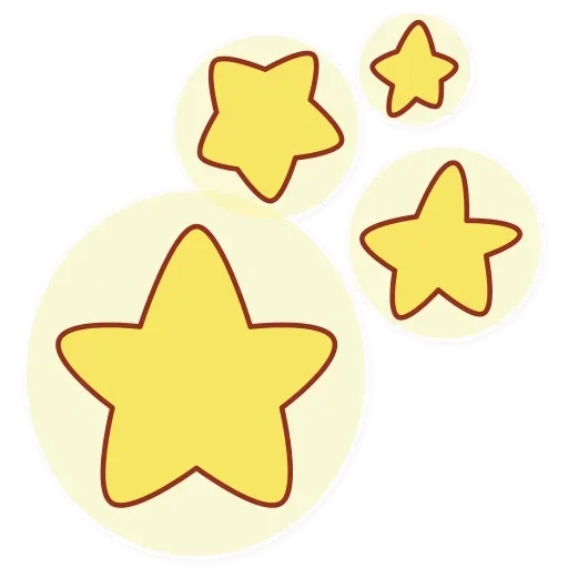 estrelas, a estrela é amarela, as estrelas são amarelas, pequena estrela, estrelas de corte são amarelas