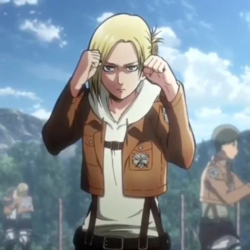 serangan titans, annie leonhart, serangan titan annie, serangan karakter titans, titan attack annie leonhardt