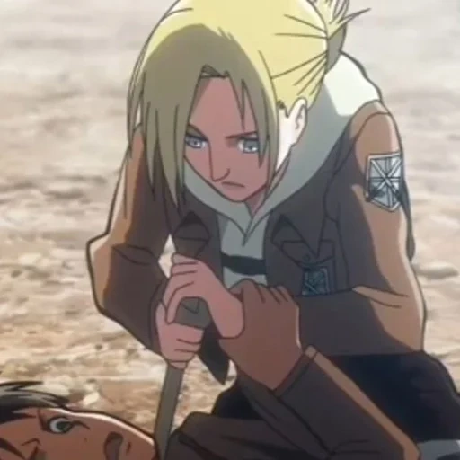 serangan titans, annie leonhart, serangan titan annie, serangan titans ova annie, titan attack annie leonhardt rainer