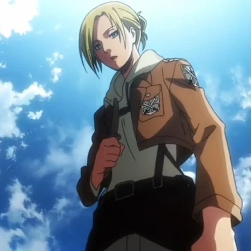 ataque de los titanes, annie leonhart, el ataque de los titanes de annie, ataque de nanaba de los titanes, ataque de los personajes de los titanes