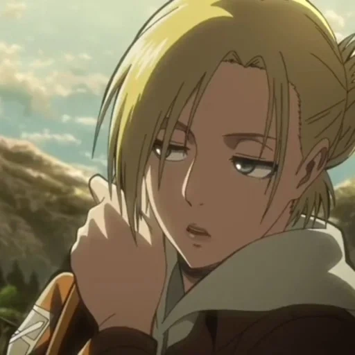 annie linehart, ataque de los titanes, el ataque de los titanes de annie, ataque de los personajes de los titanes, annie leonhart attack titans