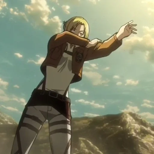 ataque de los titanes, ataque de annie de los titanes, peter ataca a los titanes, annie leonhart vs mikasa, titani attack annie temporada 2