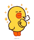 yellow duck, sally duck, line friends, chicken sally, brown's friend nani