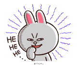 line, line friends, rabbit pattern, lovely animation, line cony and brown