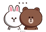 kony brown, cony brown, brown lines, line friends, brown q friends