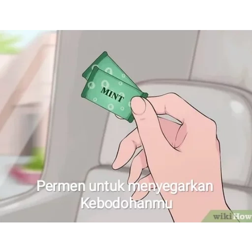 metode, wikihow, label, permen karet mint, mabuk laut