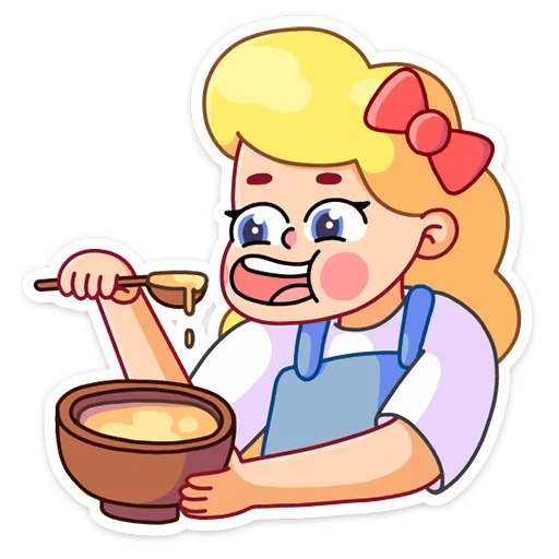 pip, wide, cooking and painting children