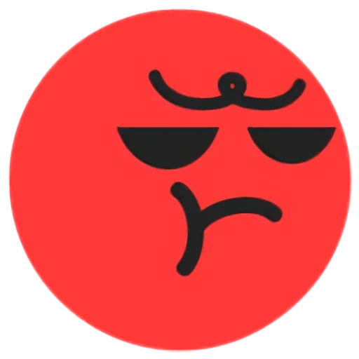 hieroglyphen, wütend lächelndes gesicht, die bösen gesichter der emoticons, red smiley evil, emoticons der wut