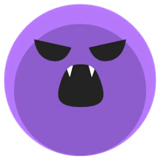 anime, smiley teck, discord emoji, devil smiley, expression démon violet