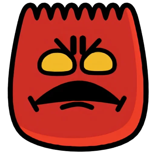 anger, emotion, domokun sticker